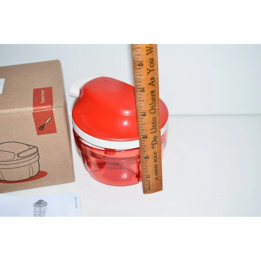 Tupperware Super Sonic GENII Smart Chopper RED  NEW in box
